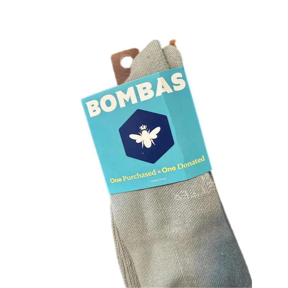 Bombas Men Midweight Crew Socks X Large Light Grey‎ men's 13-16